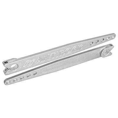 Antirock Aluminum Sway Bar Arms 18 Inch Long Machined for TJ Front Pair RockJock 4x4