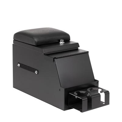 Deluxe Stereo Center Console Universal 10 Inch Wide Black Tuffy Security Products