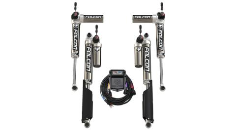 18-Up Jeep Wrangler JL 2 Door SP2 3.5 e-Adjust Piggyback Shock Kit 0-1.5 Inch Lift Falcon Shocks