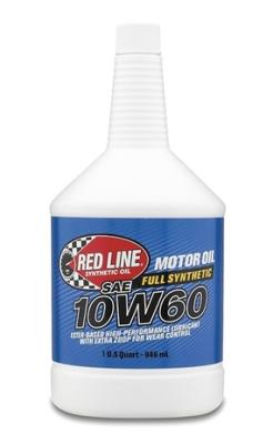 10W60 Synthetic Motor Oil 1 Quart Red Line Oil