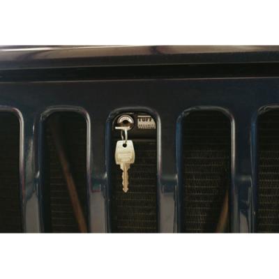 Hood Lock - 97-06 Wrangler TJ {97 w/ Hood Mounted Latch Hook} Black Tuffy Security Products