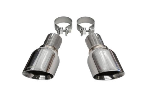 Single 4.5 Inch Polished Pro-Series Tips-Pair 11-21 Jeep Grand Cherokee Corsa Performance