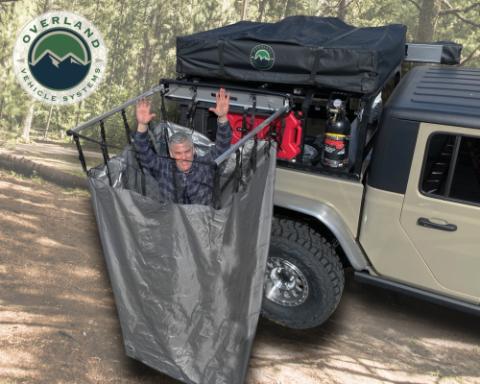 Car-Side Shower Room - Affordable and Convenient Overland Vehicle Systems