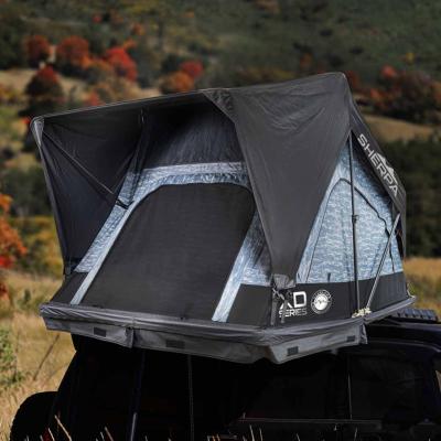 XD Sherpa S2S - Soft Sided Roof Top Tent, 2 Person, Grey Body and Black Rainfly Overland Vehicle Systems