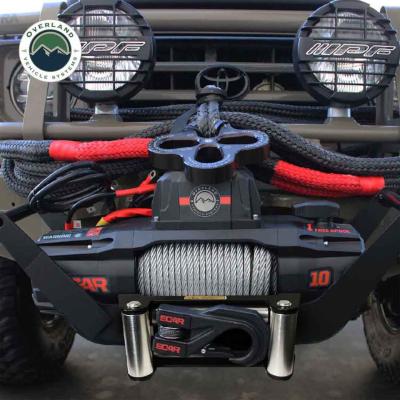 SCAR 10 - 10,000 lb. Winch With Steel Cable and Wireless Remote Overland Vehicle Systems