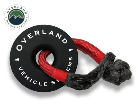 Recovery Ring 6.25 Inch 45,000 lb. Black With Storage Bag Overland Vehicle Systems