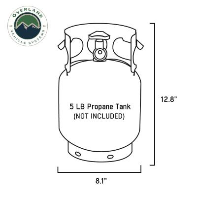 Organize With Overland Vehicle Systems Wax Canvas Propane Cover Overland Vehicle Systems