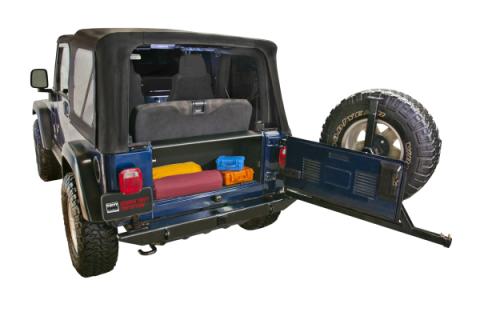 Standard Cargo Enclosure - 97-06 Wrangler TJ Black Tuffy Security Products