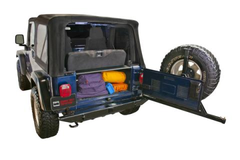 Standard Cargo Enclosure - 97-06 Wrangler TJ Black Tuffy Security Products