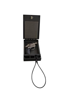 Portable Safe For Compact Pistols Universal Black Includes Security Cable Tuffy Security Products