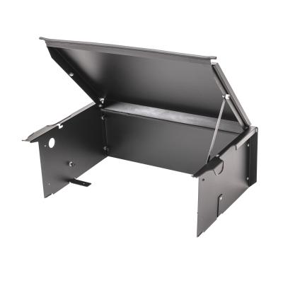 Deluxe Cargo Enclosure - 18-23 Wrangler JL {21-23 Exc. 4XE} w/o OEM Subwoofer Rear Seats Must Be Removed on 2-Door Models Black Tuffy Security Products