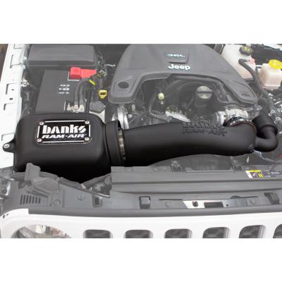 Banks Ram-Air, Big-Ass Dry Filter Cold Air Intake System for 18-24 Jeep Wrangler JL 3.6L 20-24 Gladiator 3.6L
