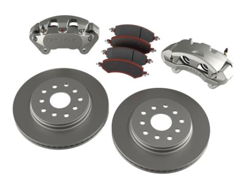 07-18 Wrangler JK Front Big Brake Kit w/ Smooth Rotors 5x5 Inch &amp; 5x5.5 Inch TeraFlex