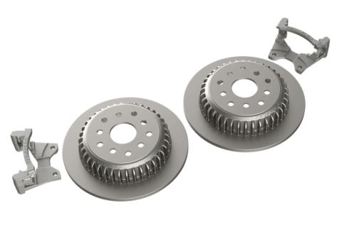 07-18 Wrangler JK Rear Performance Big Rotor Kit w/ Solid Rotors 5x5 Inch &amp; 5x5.5 Inch TeraFlex