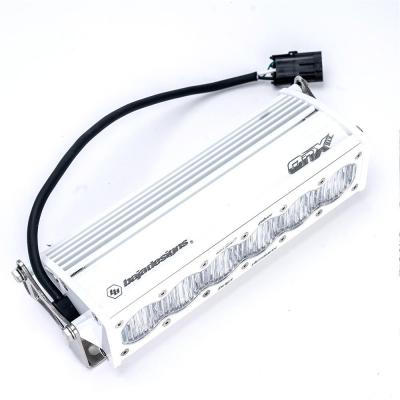 OnX6+ White Straight LED Light Bar (10 Inch; Driving/Combo; Clear) Baja Designs