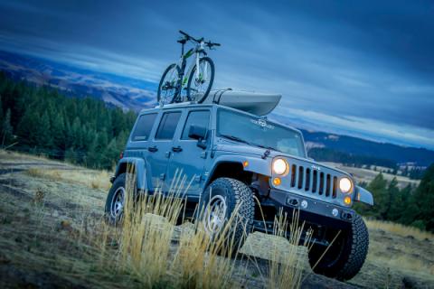 07-18 Wrangler JK RockGuard Explorer Front Bumper Offset Drum Winch TeraFlex