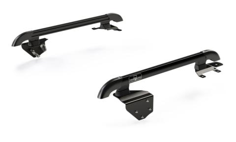 07-18 Wrangler JK 2 Door Nebo Roof Rack Main Rail Kit Black TeraFlex