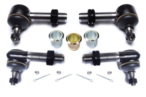 97-06 Jeep Wrangler TJ High Steer Drag Link &amp; Tie Rod End Replacement Kit w/ Insert Sleeves TeraFlex