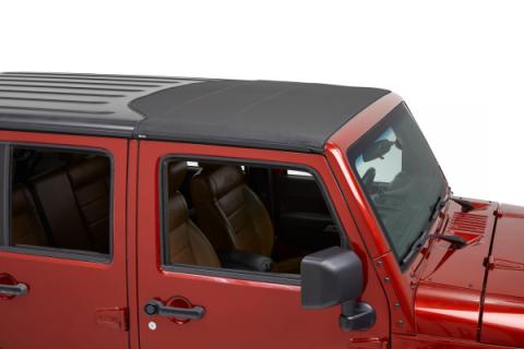Jeep Wrangler Soft Top Sunrider for Hardtop For Jeep 2007-2018 Wrangler JK Black Diamond Bestop