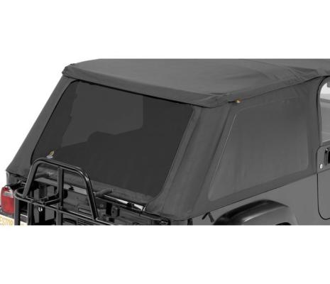 Window Replacement Set For Jeep 2004-2006 Wrangler TJ Fits Trektop Black Diamond Bestop