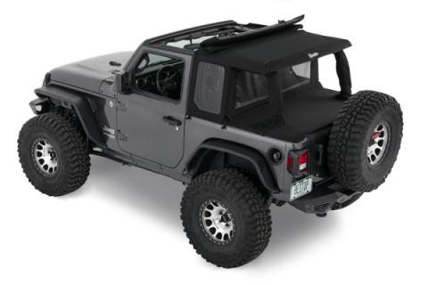 Jeep Wrangler Halftop Soft Tops For Jeep 2018-Current Wrangler JL 2 Door Black Diamond Bestop