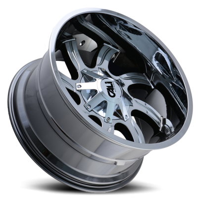 Cast Aluminum Wheels Twisted 9102 CH 20x9 Chrome 5 On 139.7/5 On150 Bolt Pattern 0 Offset Cali Offroad Wheels