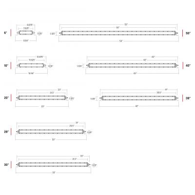 10 Inch Spot/Flood Combo SR-Series Pro RIGID Industries