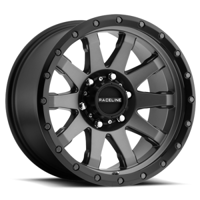 Aluminum Wheels 17x8.5 Clutch 934G Gunmetal Gray Multi Spoke 0 Offset 5 on 127 Bolt Pattern 78.1 Bore Raceline
