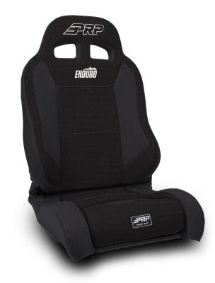 EnduroTrek Reclining Suspension Seat Black Tweed Passenger PRP Seats