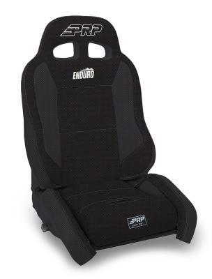 EnduroCrawl Reclining Suspension Seat Black Tweed Passenger PRP Seats