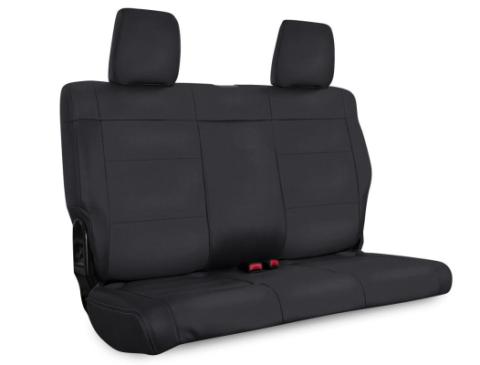Rear Seat Cover for 08-10 Jeep Wrangler JKU 4 Door All Black PRP Seats
