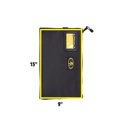 Sand Flat Black Carbon Fiber Zippered Bag Power Tank