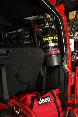 Jeep Air Tank Mount For 2 Door Wrangler JL Sports Bar Mount Passenger Side Power Tank