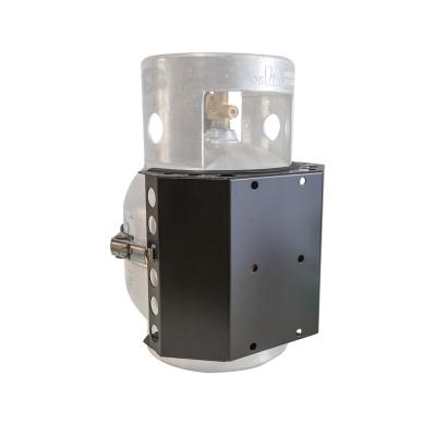 Gannett Locker 10 lb Aluminum Propane Bracket Stainless Steel Straps Black Power Tank