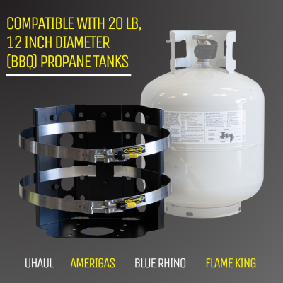 Sumatra Marine 20 lb Propane Bracket Power Tank