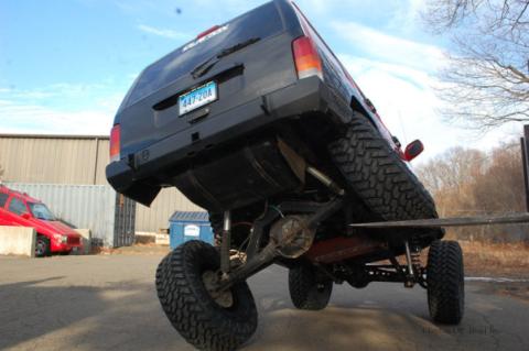 Jeep Cherokee Rear Coil Conversion Axle Bracket Kit 1984-2001 XJ Clayton Off Road