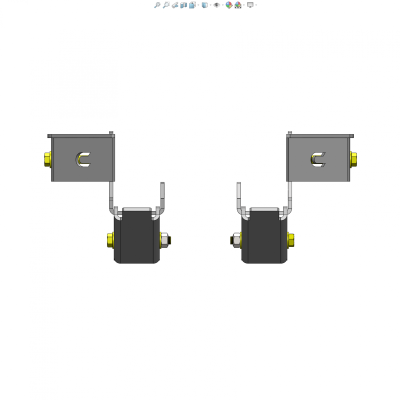 Jeep Wrangler Rear Long Arm Frame Brackets 2018+ JL Clayton Off Road