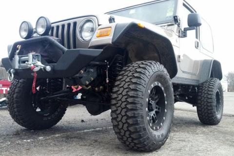 Jeep Wrangler 4.0 Inch Pro Series 3 Link Long Arm Lift Kit 1997-2006 TJ Clayton Off Road