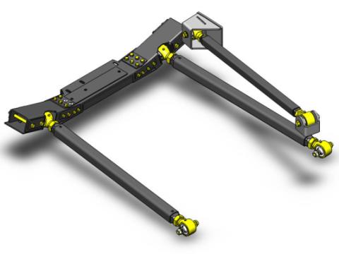 Jeep Wrangler Pro Series 3 Link Front Long Arm Upgrade Kit 2007-2018 JK Clayton Off Road