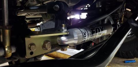 Jeep Wrangler Steering Stabilizer Relocation Bracket 2007-2018+ JK/JL/JT Clayton Off Road