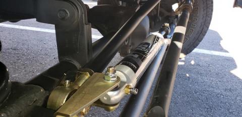 Jeep Wrangler Steering Stabilizer Relocation Bracket 2007-2018+ JK/JL/JT Clayton Off Road