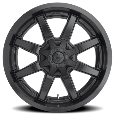 Aluminum Wheels 20X9 Maverick D436 5 On 139.7/5 On 150 Satin Black 110.1 Bore 20 Offset 8 Spoke Fuel Off Road Wheels
