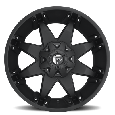 Aluminum Wheels 18X9 Octane D509 5 On 114.3/5 On 127 Matte Black 78.1 Bore 1 Offset Fuel Off Road Wheels