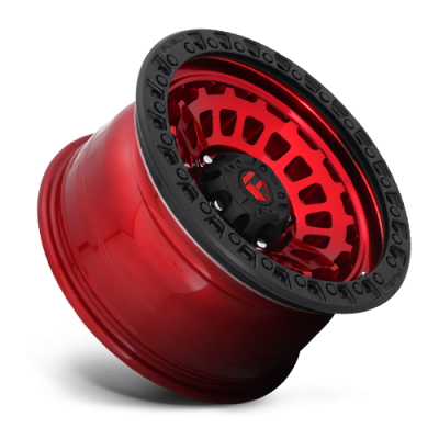 Aluminum Wheels 18X9 Zephyr D632 5 On 127 Candy Red W/Matte Black Ring 71.5 Bore 1 Offset Fuel Off Road Wheels