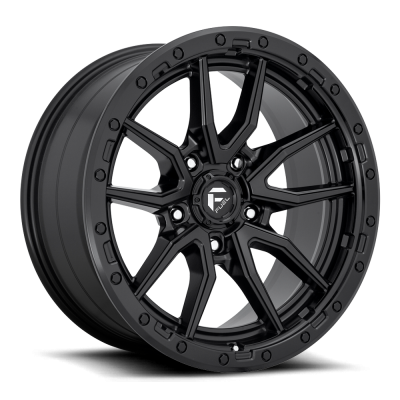 Aluminum Wheels 18X9 Rebel D679 5 On 127 Matte Black 71.5 Bore 1 Offset Fuel Off Road Wheels
