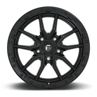 Aluminum Wheels 18X9 Rebel D679 5 On 127 Matte Black 71.5 Bore 1 Offset Fuel Off Road Wheels