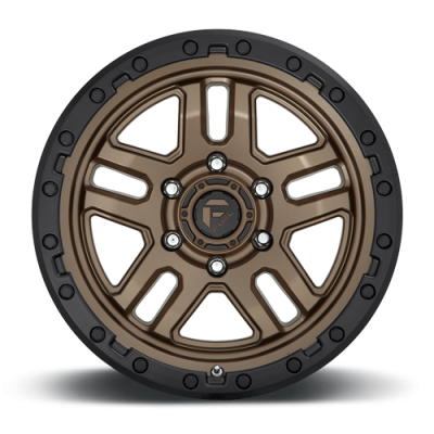 Aluminum Wheels 17X9 AMMO D702 5 On 127 Matte Bronze W/Black Bead Ring 71.5 Bore 1 Offset 5 Spoke Fuel Off Road Wheels