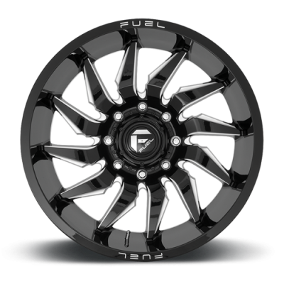 Aluminum Wheels 20X9 Saber D744 5 On 127 Gloss Black Milled 71.5 Bore 1 Offset Fuel Off Road Wheels