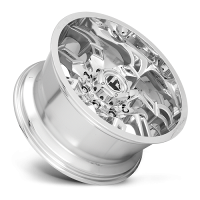 Aluminum Wheels 22X10 Lockdown D746 5 On 127 Chrome 71.5 Bore -18 Offset Fuel Off Road Wheels