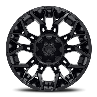 Aluminum Wheels 20X9 Twitch D772 5 On 114.3/5 On 127 Blackout 78 Bore 1 Offset Fuel Off Road Wheels